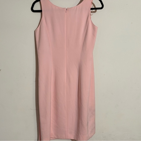 Vintage Blushe Impressions-Elegant Pink Sleeveless Dress Knee Length SZ 4 - Picture 5 of 6